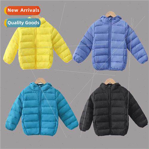 2023 winter new children Korean light cotton jacket boys and
