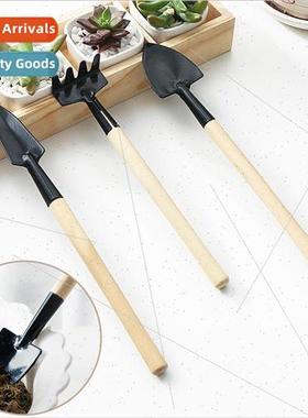 Mini gardening tools set of three shovel rake spade balcony