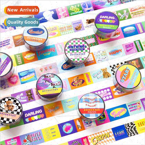 Morning and evening fantasist pet tape Korean diy retro hand
