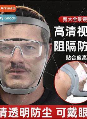 Highly transparent protective mask HD full face anti-fog ant