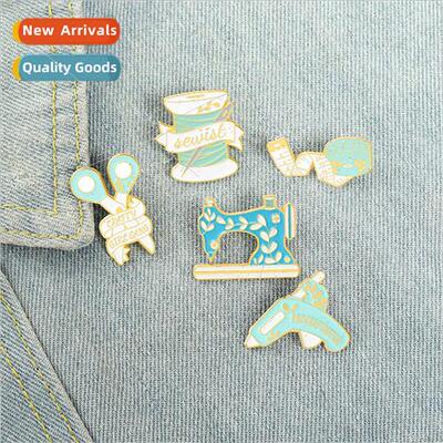 New Cartoon Creative Sewing Machine Tape Measure Scissors Br