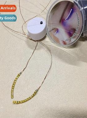 LED false eyelashes with lights glow-in-the-dark party glowi