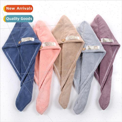 Microfleece Dry Hair Cap Thick Reversible Coral Velvet Long