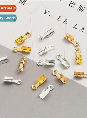 2mm leather rope link clip iron clip buckle fixed clip neckl