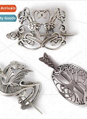 Retro Ethnic Style Hairpin Nordic Viking Celtic Hairpin  Dyn