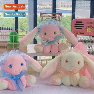 bunny cute pendant cartoon keychain bag bow heart Plush girl
