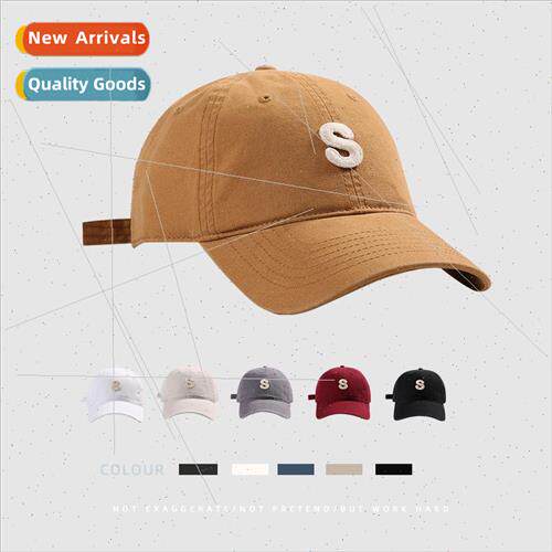 Hat patch letters simple baseball cap men versatile Korean s