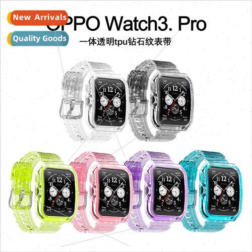 适用 oppo watch3/3 pro strap one piece transparent tpu color