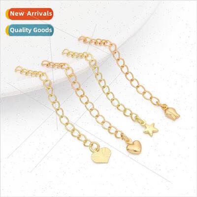 14K clad gold color preservation white gold silver tail chai