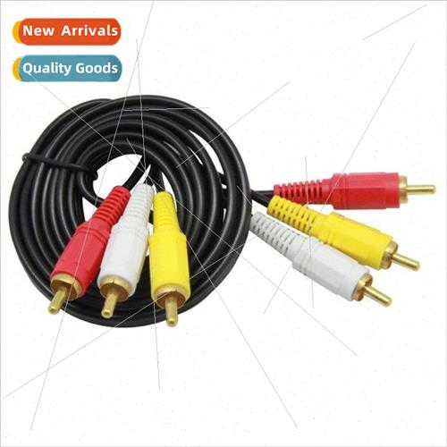Cable 3 meters AV three to three 6 head RCA Lotus cable DVD