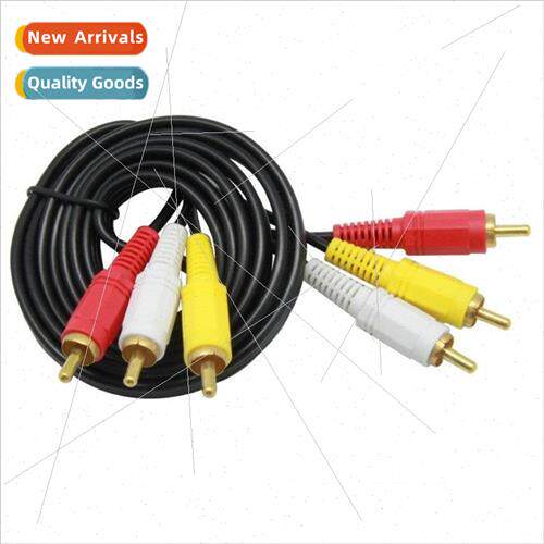 Cable 3 meters AV three to three 6 head RCA Lotus cable DVD