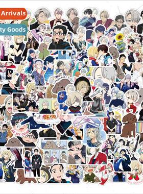 100 Japanese manga Yuri on ice graffiti stickers decorative