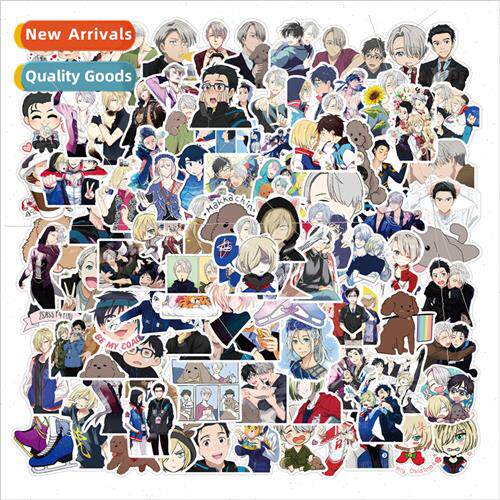 100 Japanese manga Yuri on ice graffiti stickers decorative