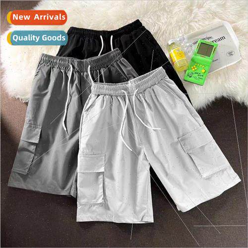 Breathable fabric lightweight smooth summer mens multi-pocke