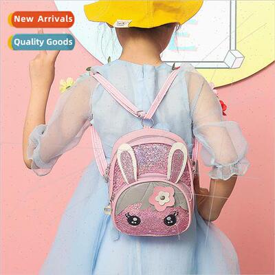 Sequins big eyes girl cute childrens shoulder bag 2022 new k
