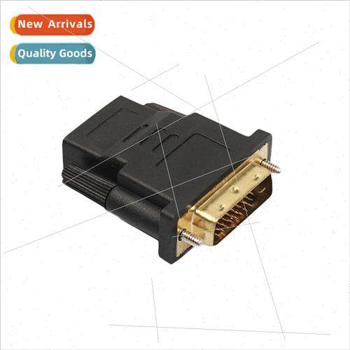 Gold-plated head Die-casting DVI24+1 male to HDMI female HD