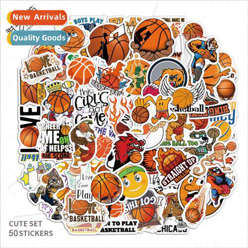 50 sports  basketball stickers trolley case cell phone case