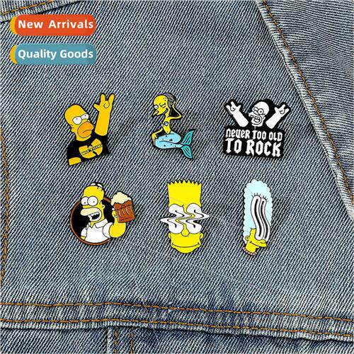 mpson  badges new cartoon characters funny avatar creative n