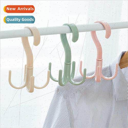 Multi-use Scarf Clothes Rack Belt Bag Organizer Hooks Plasti