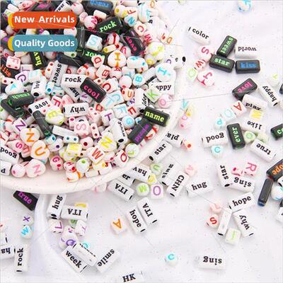Acrylic letters of the alphabet cartoon earrings letters pen