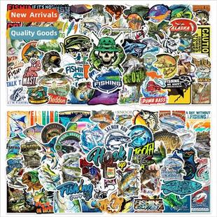 dry Fishing cup water box fish Stickers Outdoor 100