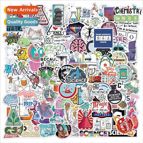 100 cartoon laboratory physical and chemical life graffiti s