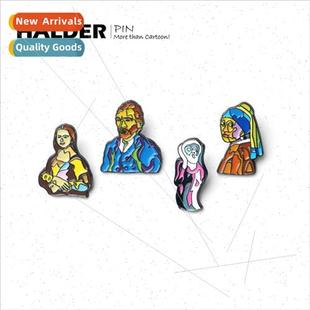 Mona Van metal Scream Maiden Pearl Gogh painting Famous