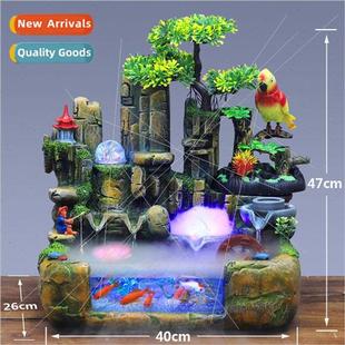 Samer new with dancing birds rockery running water fountain