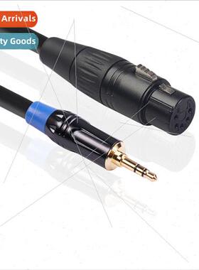 Double shielded cable 3.5mm male to 5 core ca female 5PIN ca