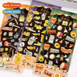 AGG childrens literary stamping handbook stickers musical in