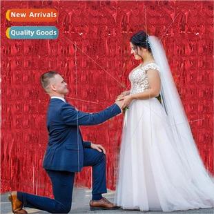 New wedding decorations new love 2 meters rain curtain confe