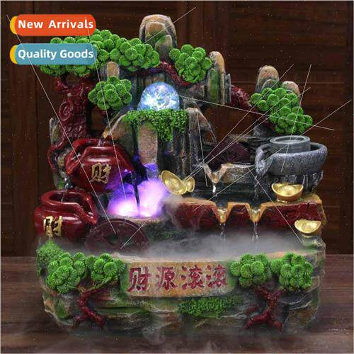 New fake mountain water fountain crafts fish fish tank home