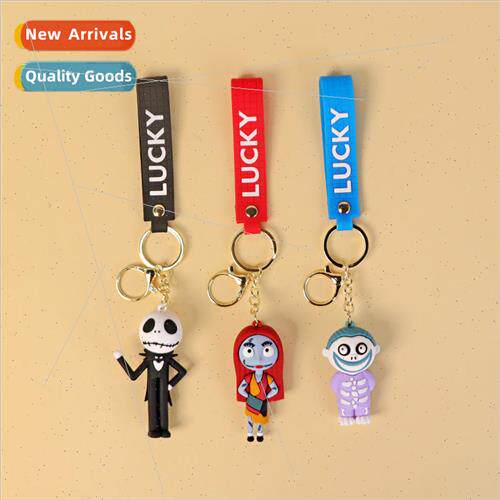 Skeleton Bride Doll Pendant Christmas Fright ght Car Keychai