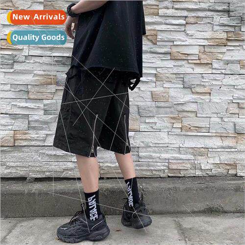 Teenage work shorts men 2021 summer straight in pants nd Hon
