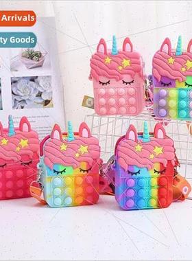 licone Unicorn Bubble Bag Princess Bag Adult Children Unzip