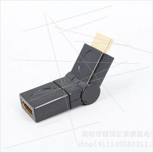 HDMI adapter male to female 1.4 90 degrees 180 degrees 360 d