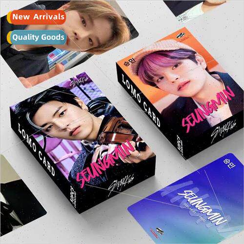 Straykids double-sided 30 LOMO cards seungmin kim sung min s