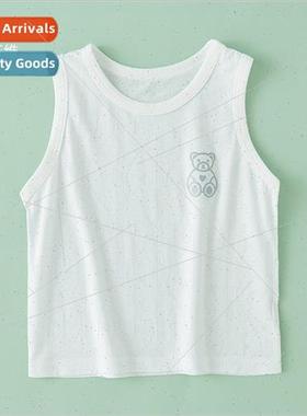 Baby undershirt summer thin section boys girls baby breathab