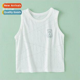 Baby undershirt summer thin section boys girls baby breathab