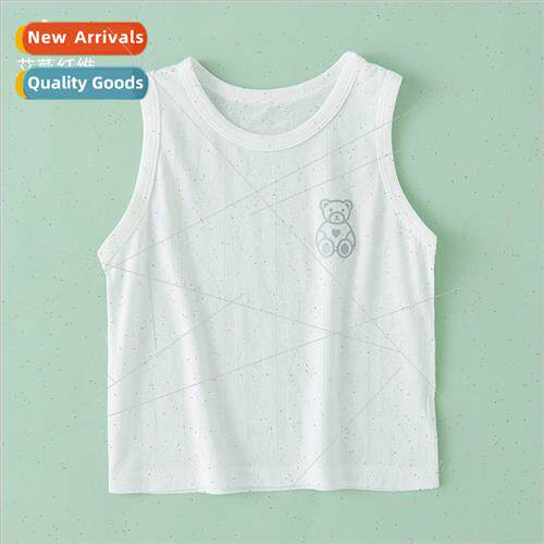 Baby undershirt summer thin section boys girls baby breathab