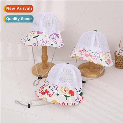 Childrens versatile breathable mesh fisherman hat outdoor tr