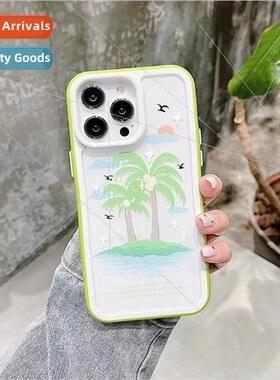 INS Wind Summer Coconut Tree 适用 iPhone 13P Phone Case Appl