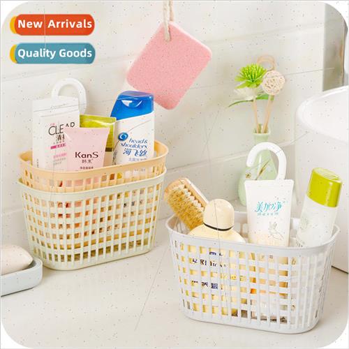 Bathroom draining hanging basket bathroom wall mounted stora