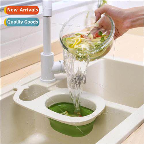 Hanging small whale fruit and vegetable draining basket hous