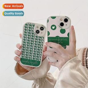 love heart 13pro fresh iPhone green 适用 Summer wristband