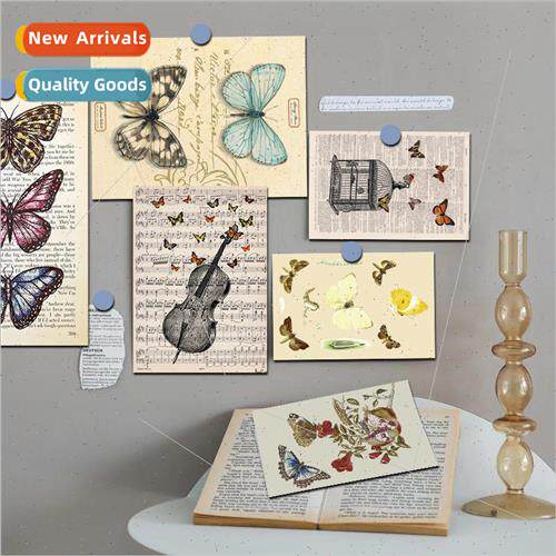 Vintage Butterfly Decorative Painting 10 Small Fresh Decorat