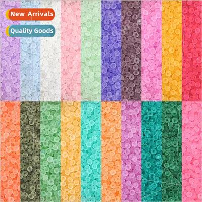 Superior 2/3/4mm transparent frosted rice beads diy material