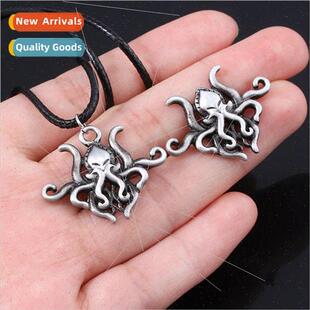 Cthulhu Myth Kotal Retro Octopus Necklace Pendant Personaliz