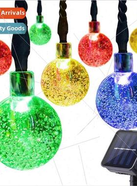 High Configuration Solar Holiday 2.3CM Bubble LED Color Outd