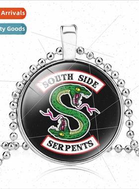 New Accessories Film TV Riverdale Fashion Time Gemstone Roun